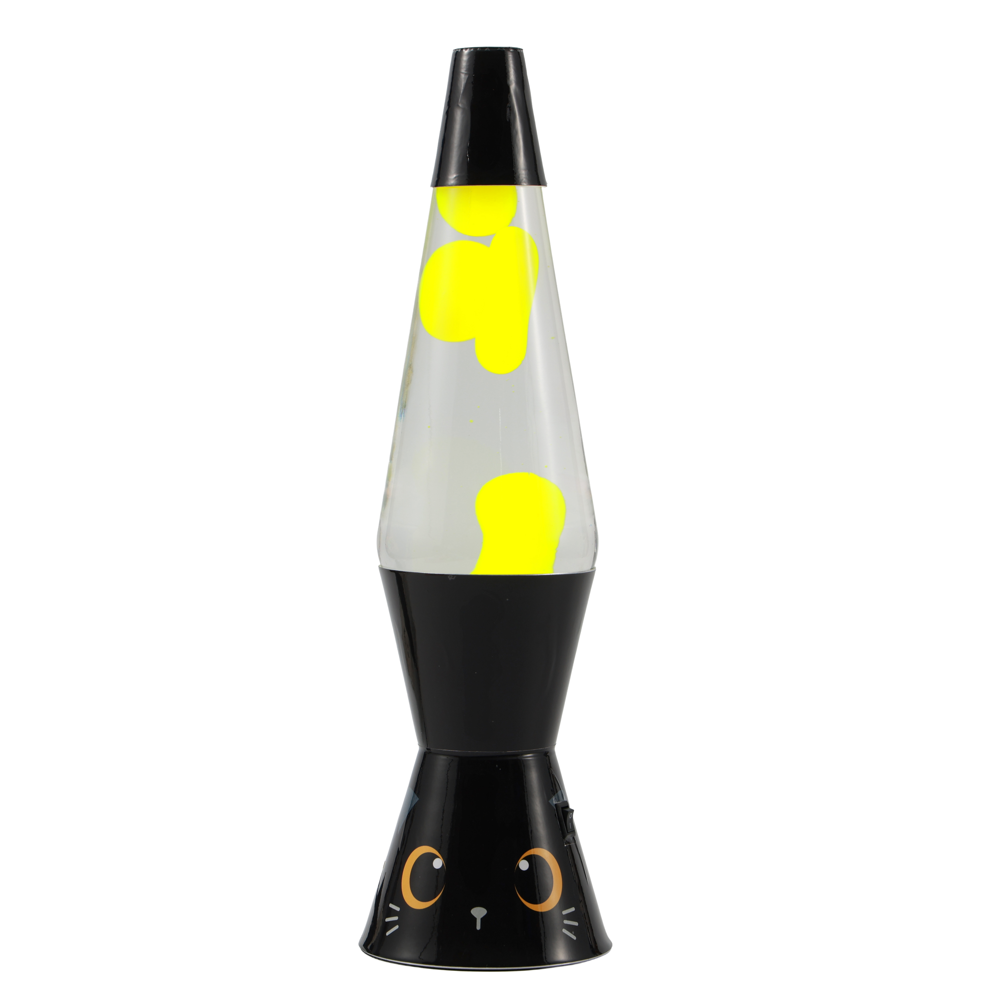 iTotal Spaceship LED Lavalampe BLACK CAT
