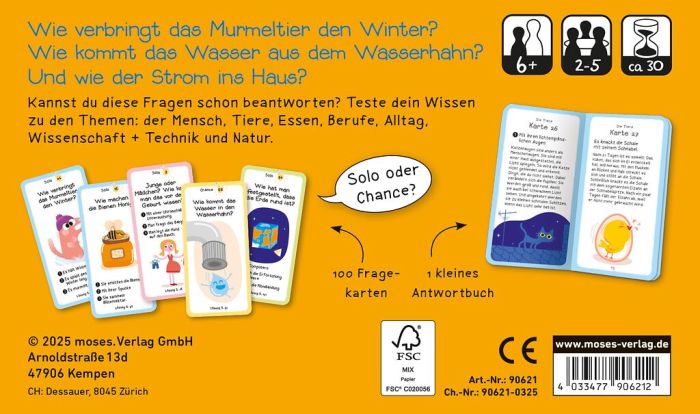 moses Wissensspiel Das Wie-Quiz