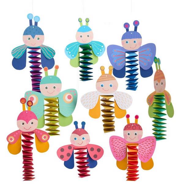 Haba Sachenmacher Bastelset - Erstes Falten Käfer & Schmetterlinge