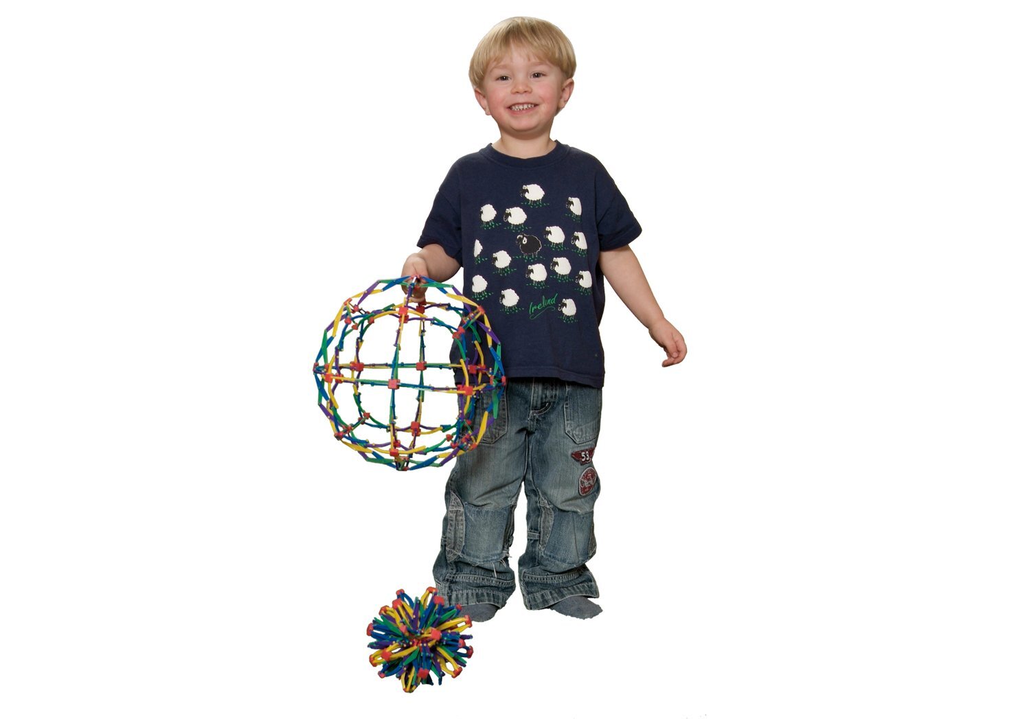 Original Hoberman Mini Sphere Rainbow  Original Hoberman Mini Sphere Rainbow