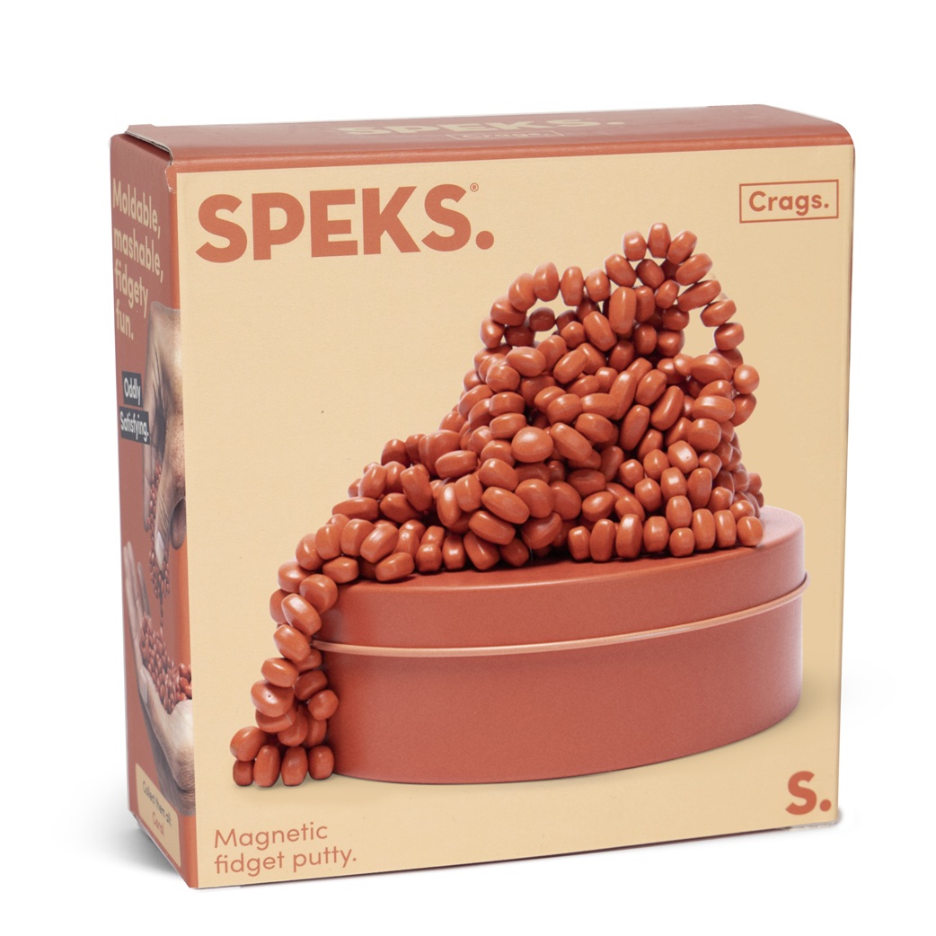 SPEKS Magnetsteinchen Crags coral medium Magnet Fidgettoy ab 14 Jahren - wie Knete