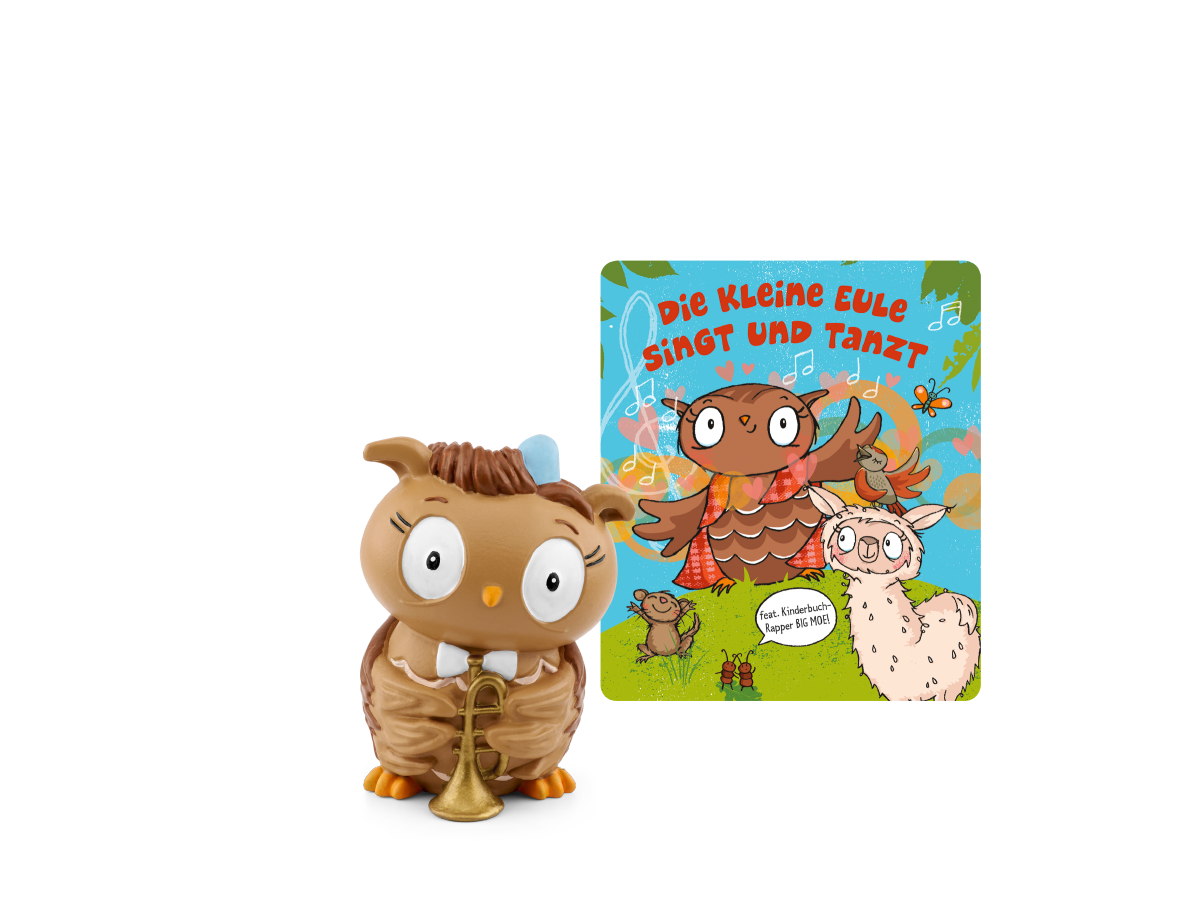 Tonies Hörfigur Die Eule mit der Beule - Die kleine Eule singt und tanzt Das 2. Liederalbum