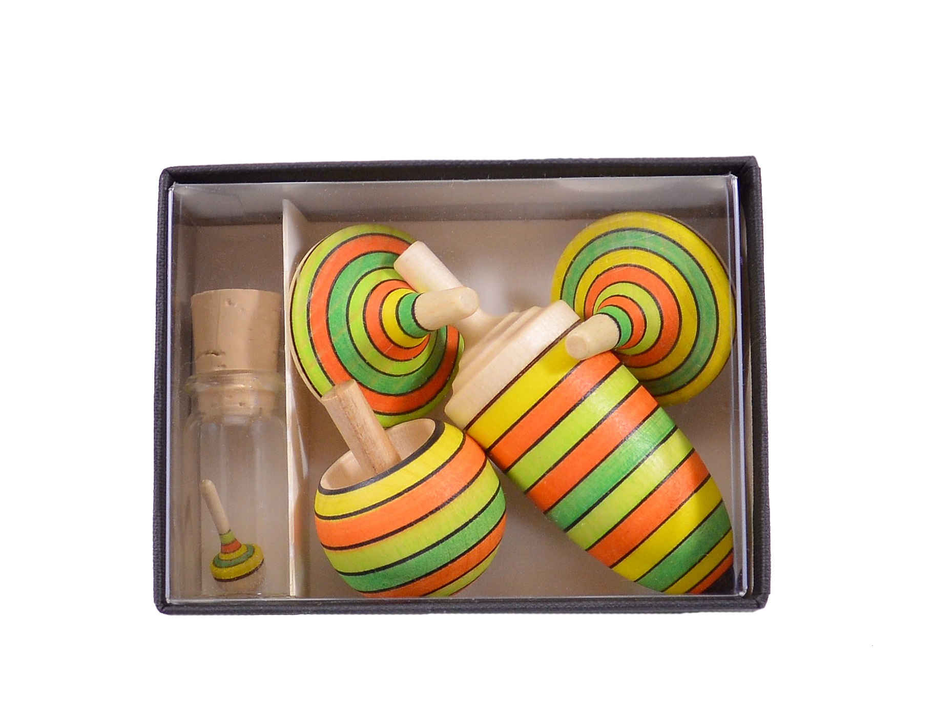 Mader Kreisel-Lernset Sommer Holzkreisel Set aus der Kreiselmanufaktur