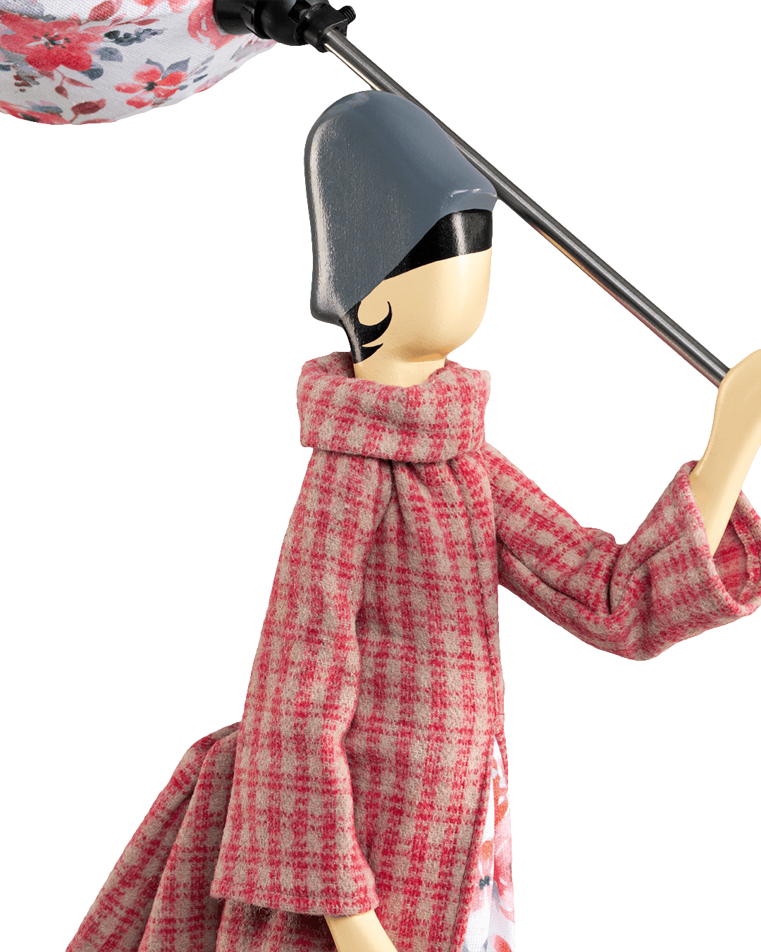 Skitso Little Girls Tischlampe Mabel mit Blumenprint im Lampenschirm!