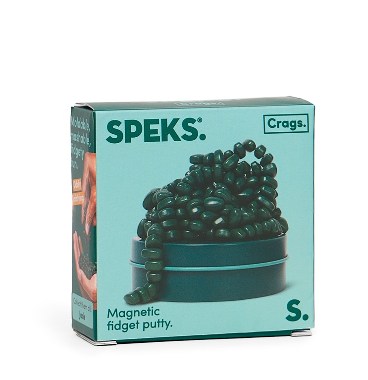 SPEKS Magnetsteinchen Crags Jade small Magnet Fidgettoy ab 14 Jahren - wie Knete