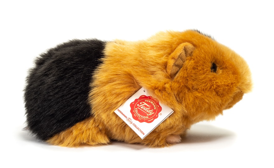 Hermann Teddy Meerschweinchen gold/schwarz 20 cm Stofftier