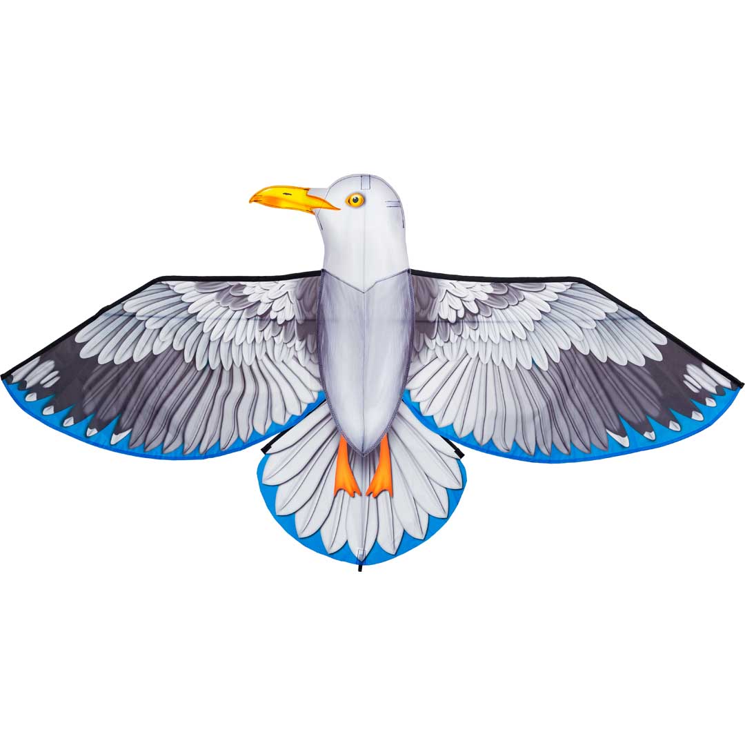 Invento Einleinerdrachen Möwe -  Bird Kite Seagull inklusive Schnur