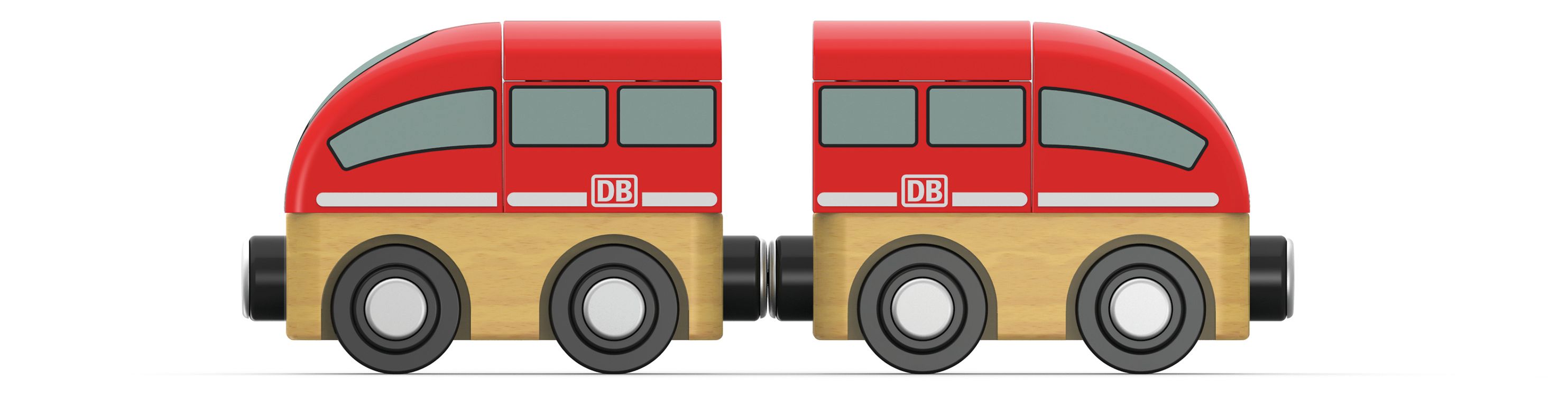 Noppi Eisenbahn - Mein Kreativ Zug Set 2 Regio/Dampflok