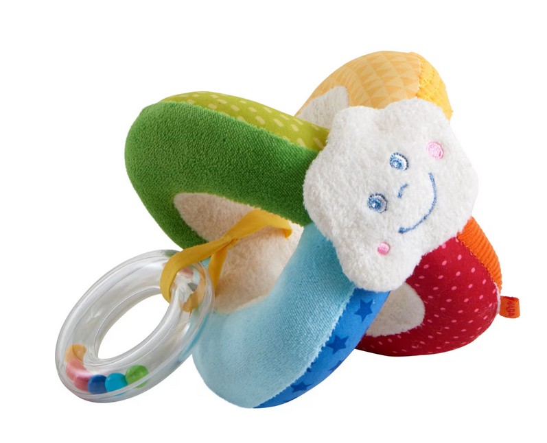 Haba Babyspielzeug Stoffball Regenbogenwelt