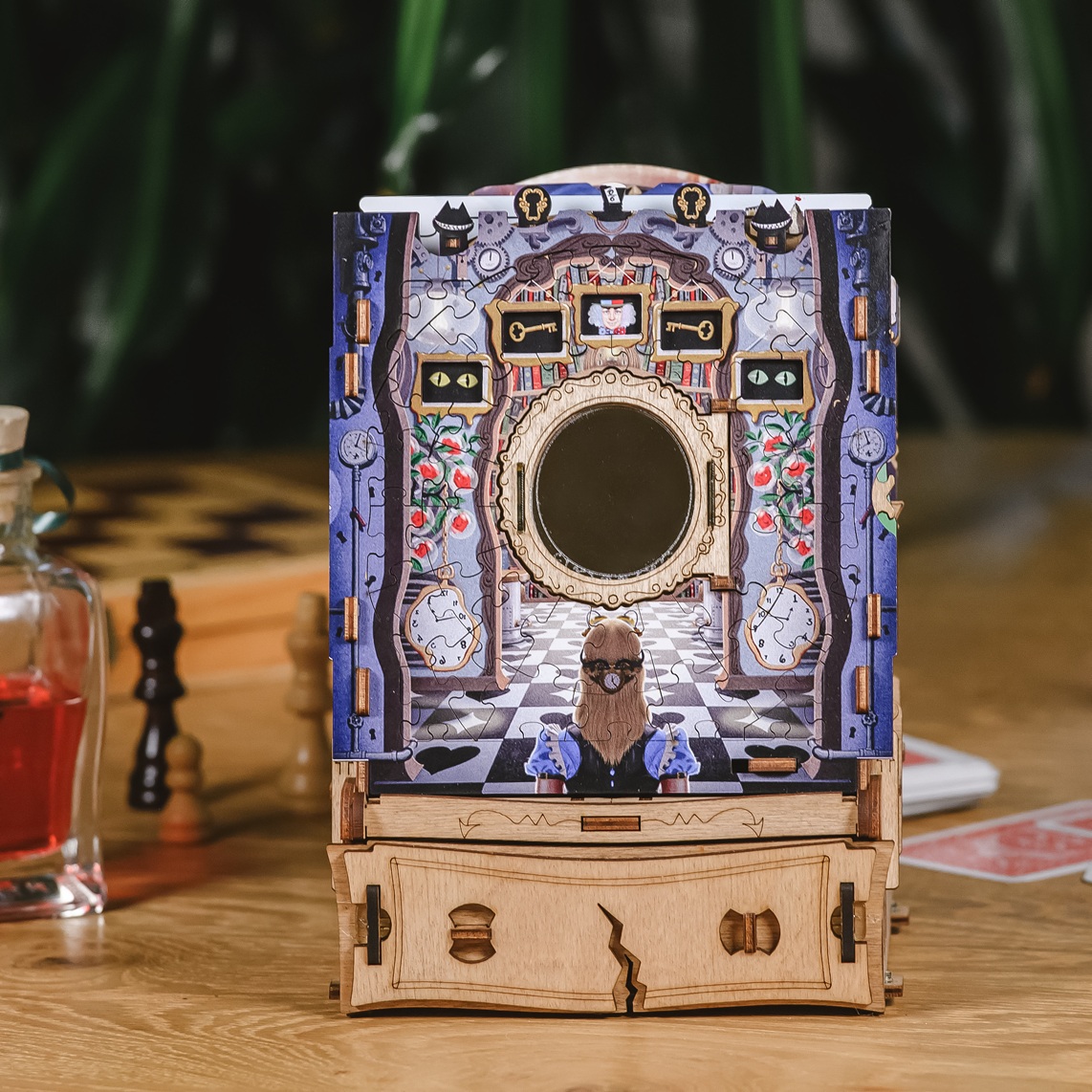 Rätselspiel Cluepuzzle - The Wonderbox of Alice  Rätselbox mit Puzzle