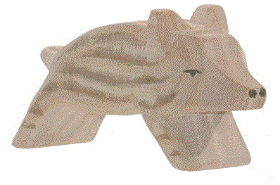 Ostheimer Frischling Holzfigur