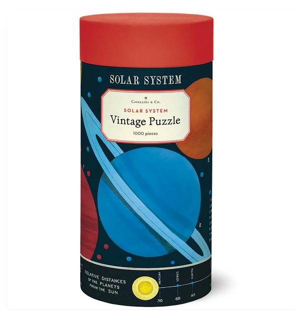 Cavallini & Co. Vintage Puzzle Solar System 1000 Teile