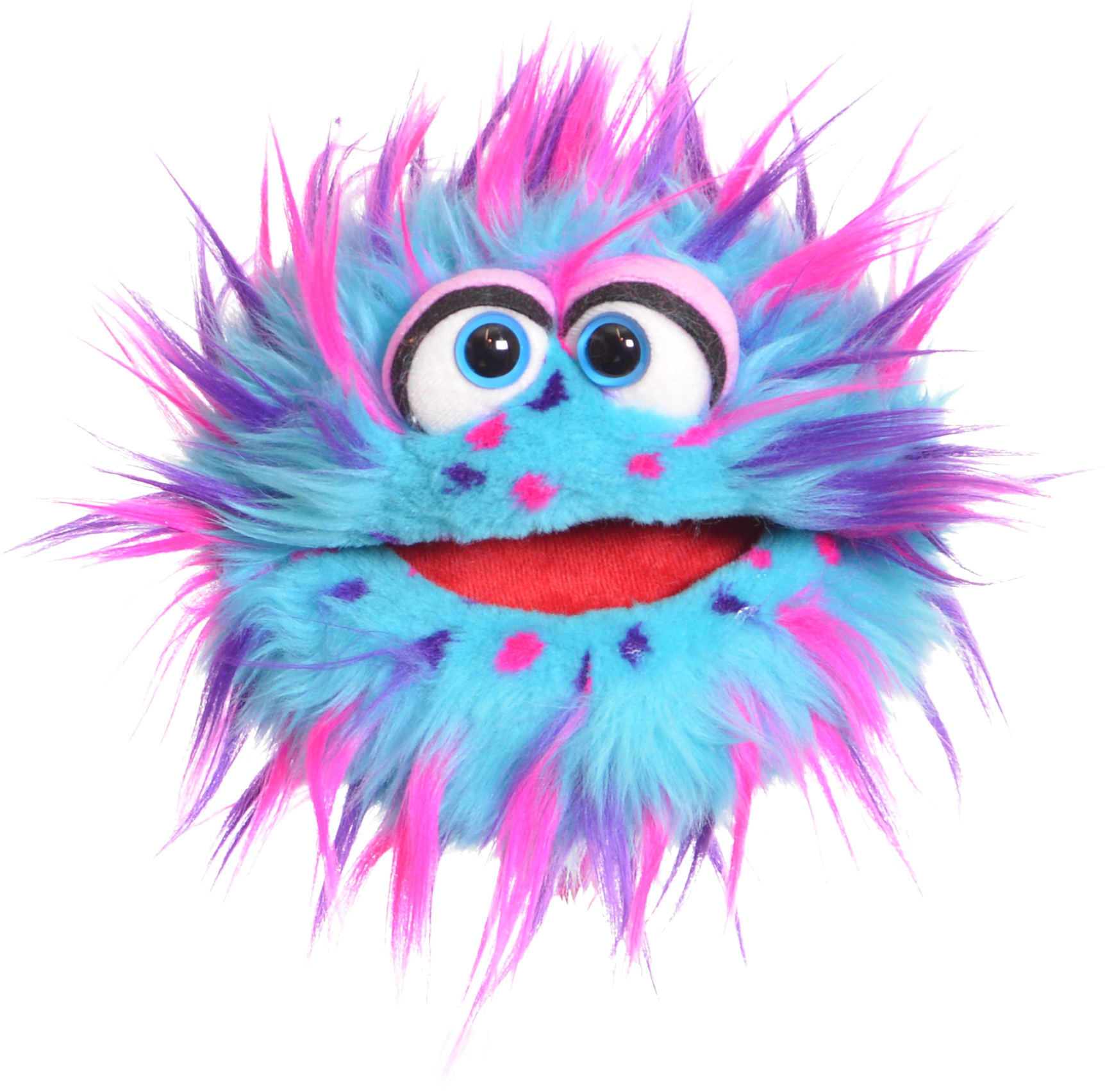Living Puppets Handpuppe Plops (blau/rosa/lila) aus der Reihe Quatschköpfe 