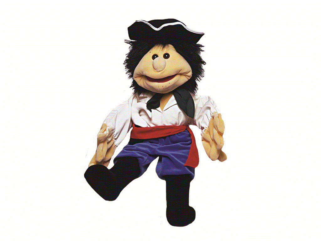 Living Puppets Handpuppe Pirat Peer 65 cm