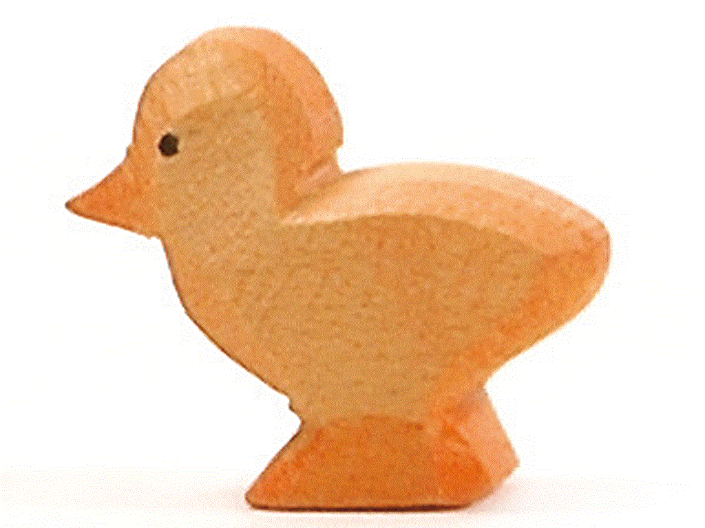 Ostheimer Küken hell Holzfigur