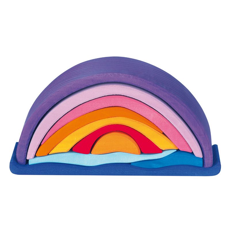 Glückskäfer Formenspiel Sonnenuntergang, 10-teilig. lila