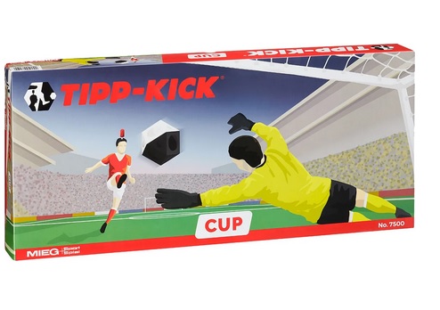 TIPP-KICK Cup Tischfussballspiel - großes Spielset mit Bande und Tasche