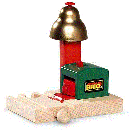 BRIO Magnetisches Glockensignal passt zur Holzeisenbahn BRIO Magnetisches Glockensignal passt zur Holzeisenbahn