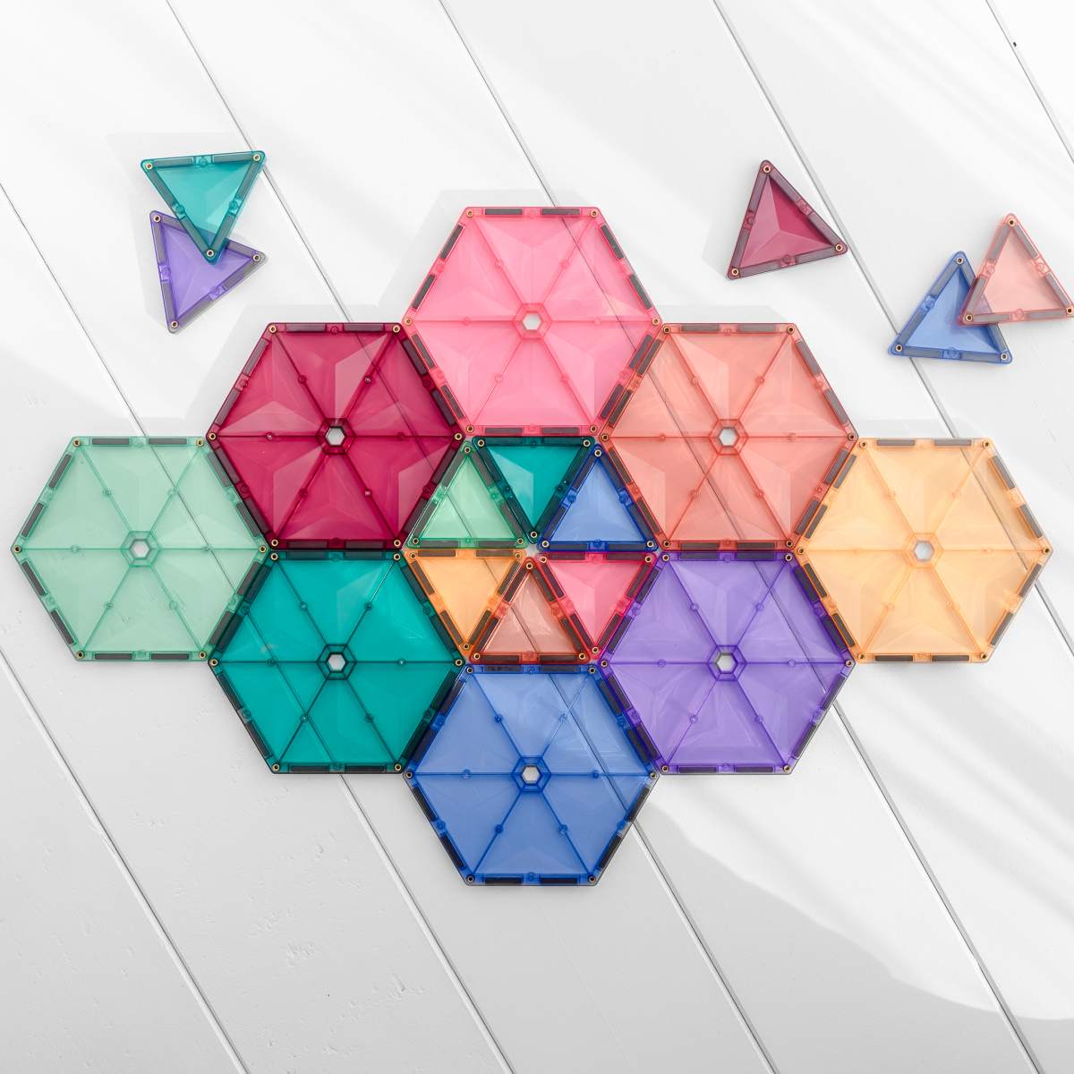 Connetix Magnetbausteine Rainbow Pastel Mega Pack  202 Teile