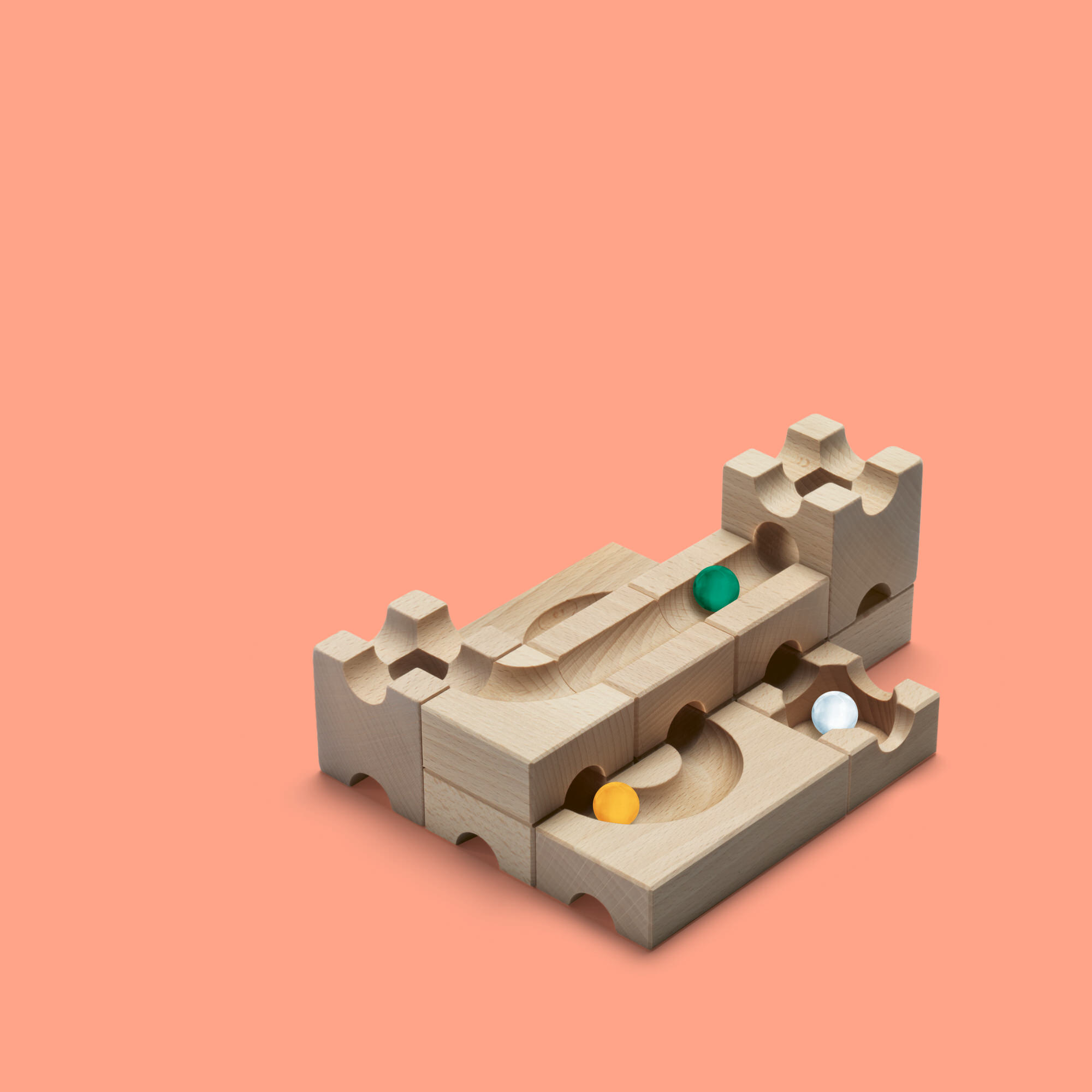 Cuboro Kugelbahn Extra Set Sub - 12 Elemente - ab 7 Jahren