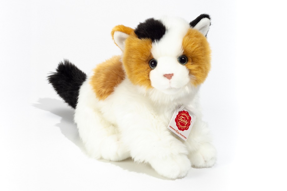 Hermann Teddy Glückskatze 24 cm Stofftier