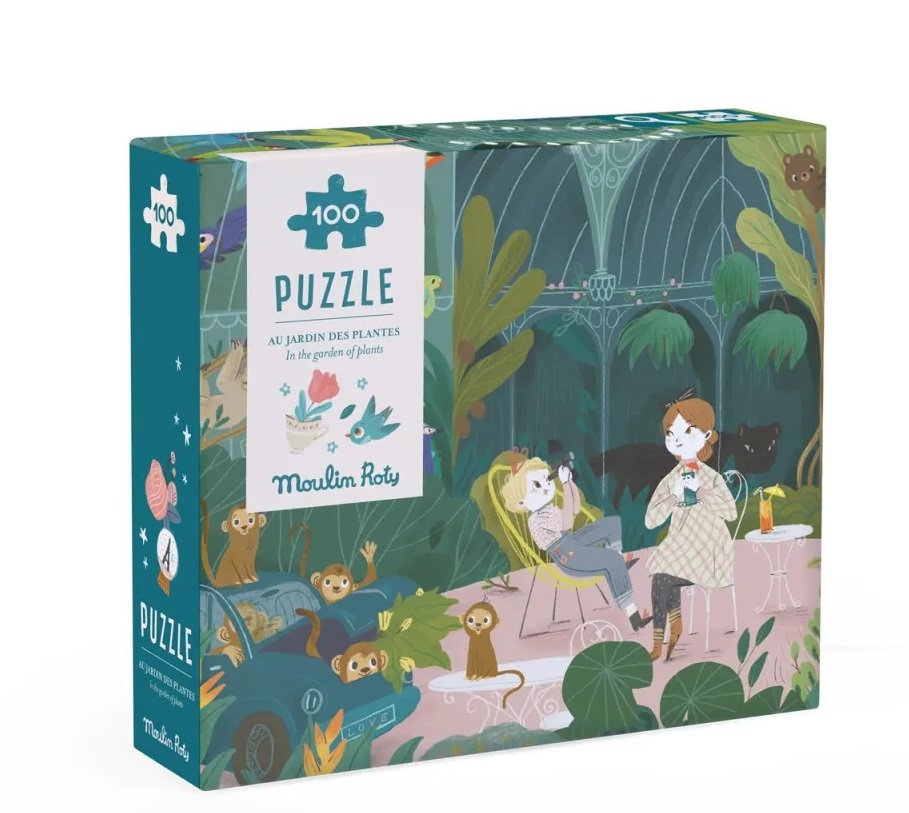 Moulin Roty Puzzle Im Garten (100 Teile) 