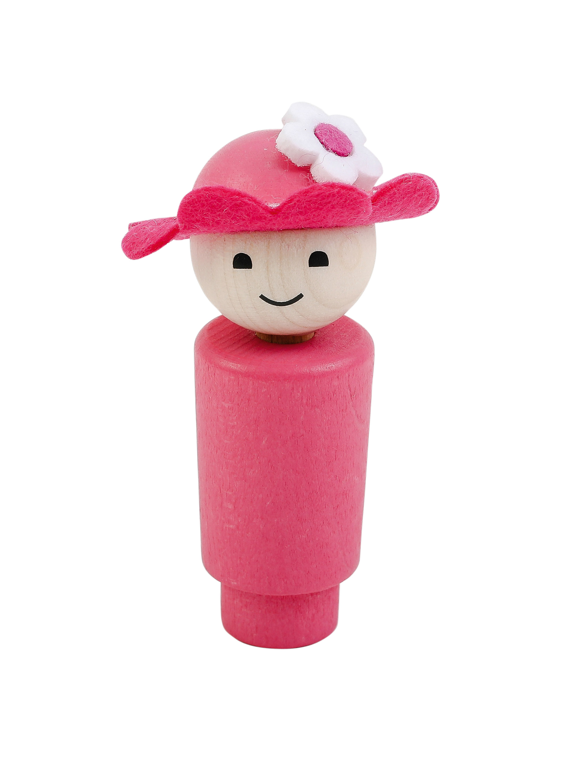 Ahrens Blumenmädchen pink/pink Geburtstags-Steckfigur