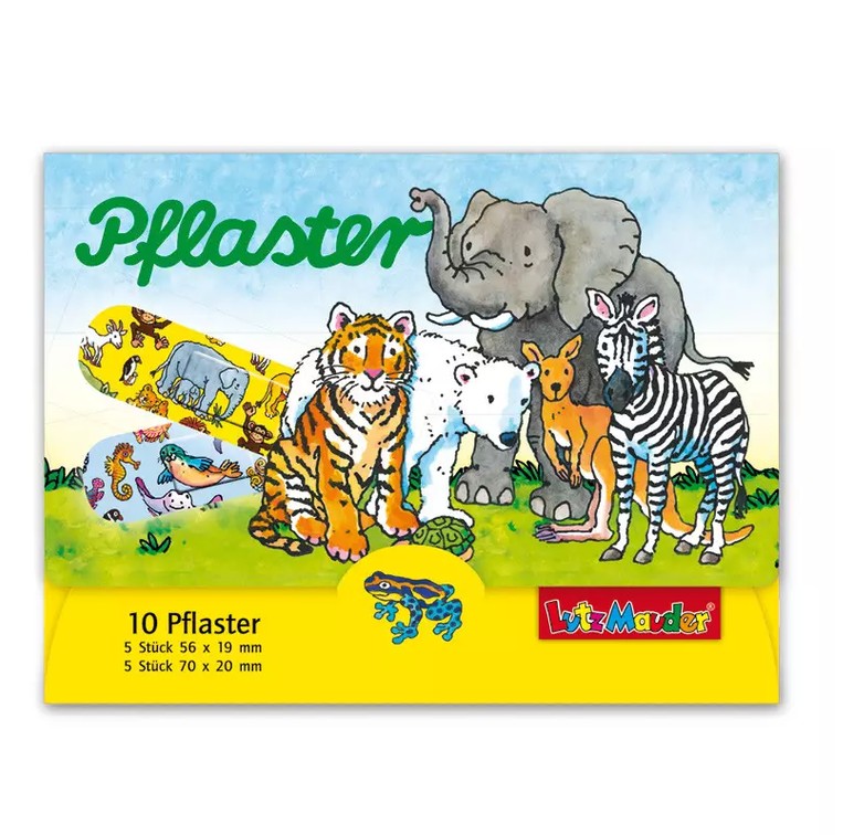 Lutz Mauder Pflasterbriefchen Zootiere