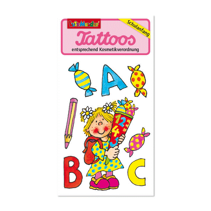 Lutz Mauder Tattoo Schulanfang Mädchen