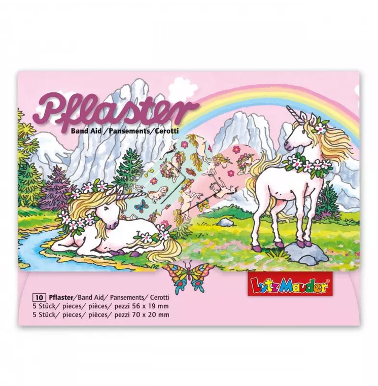 Lutz Mauder Pflasterbriefchen Einhorn