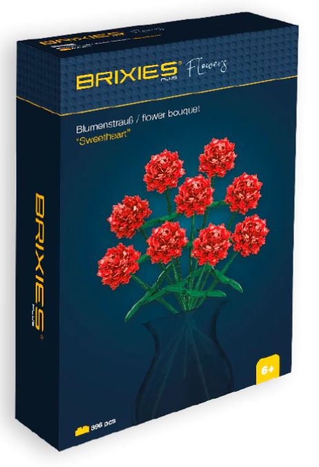 Brixies Plus Blumenstrauss Sweathart Klemmbausteine