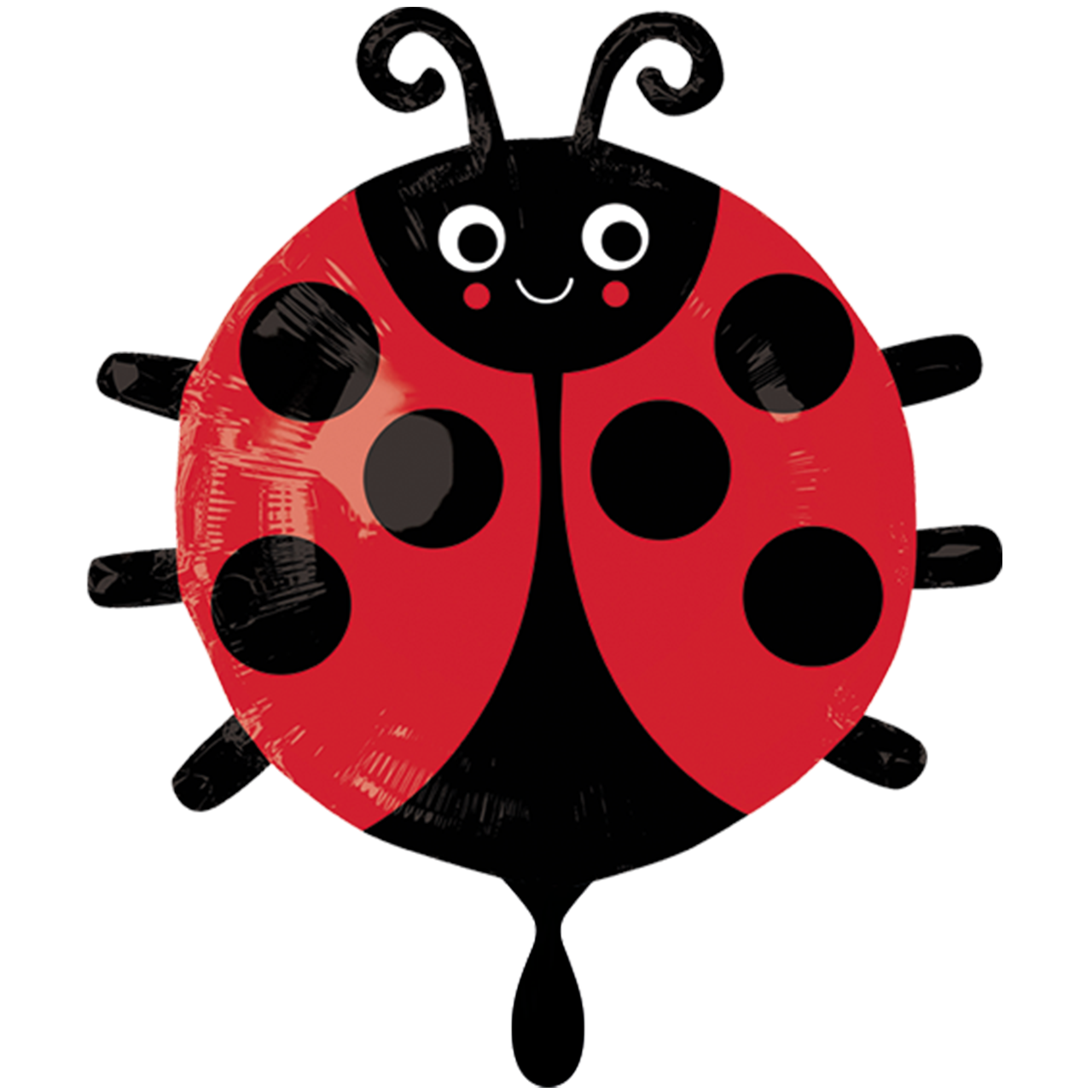 Folienballon Motiv Happy Ladybug Marienkäfer 18" 