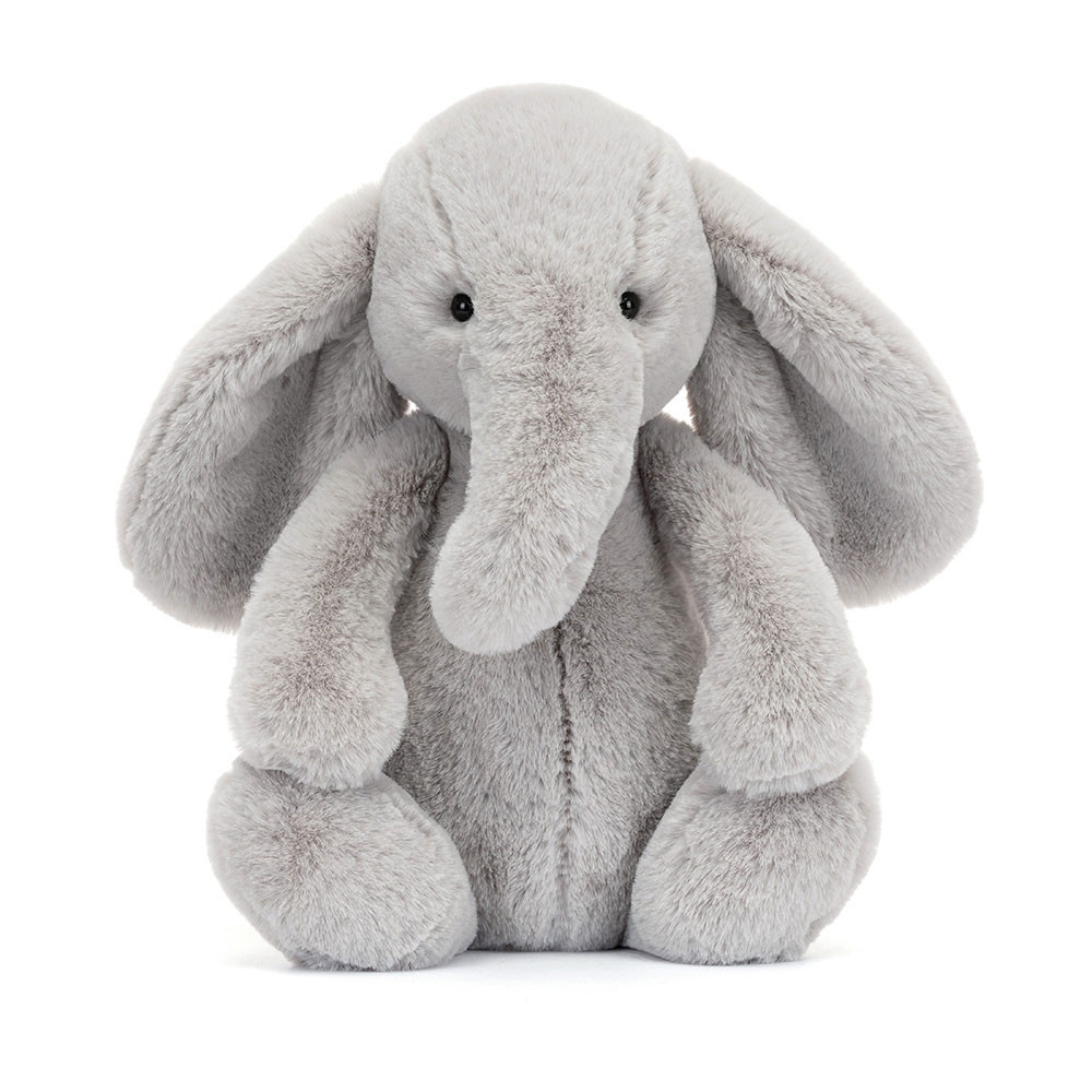 Jellycat Stofftier Bashful Luxe Elephant Thuddeus Original Plüsch-Elefant