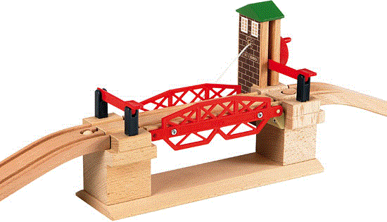 BRIO Hebebrücke für die Holzeisenbahn