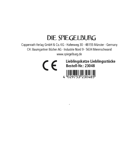 Die Spiegelburg Lieblingskatze grau - Lieblingsstücke