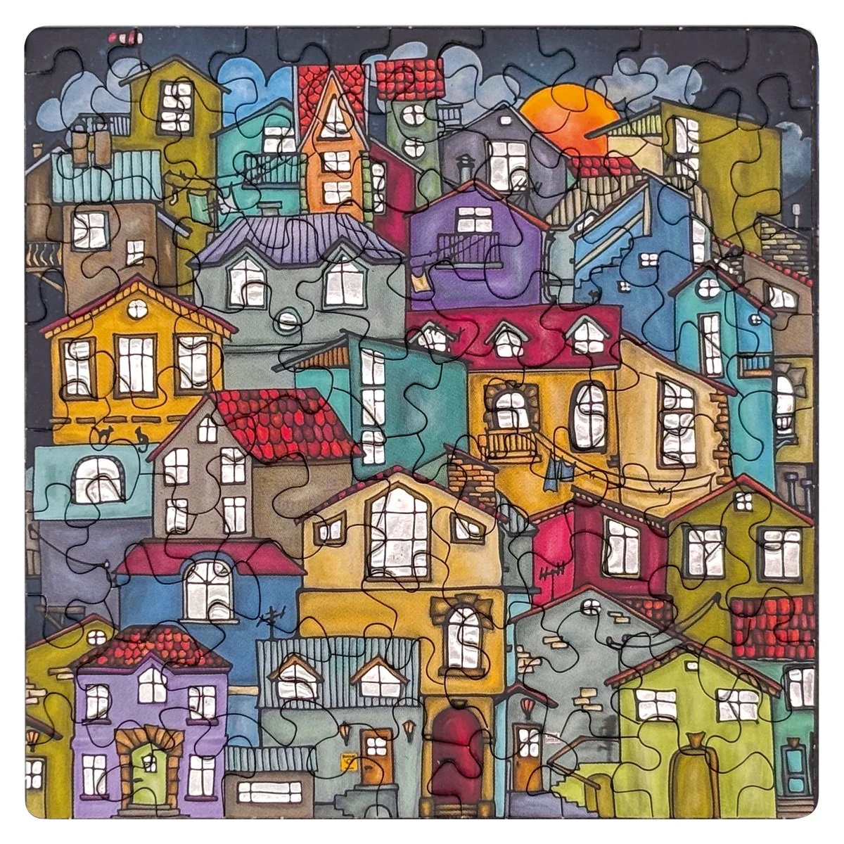 Curiosi Q-Puzzle Silber 04 Stadt