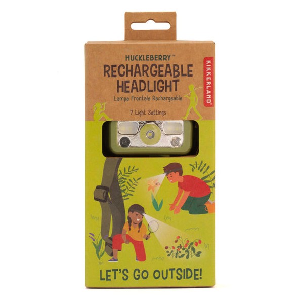 Huckleberry Aufladbare Stirnlampe Rechargeable Headlight