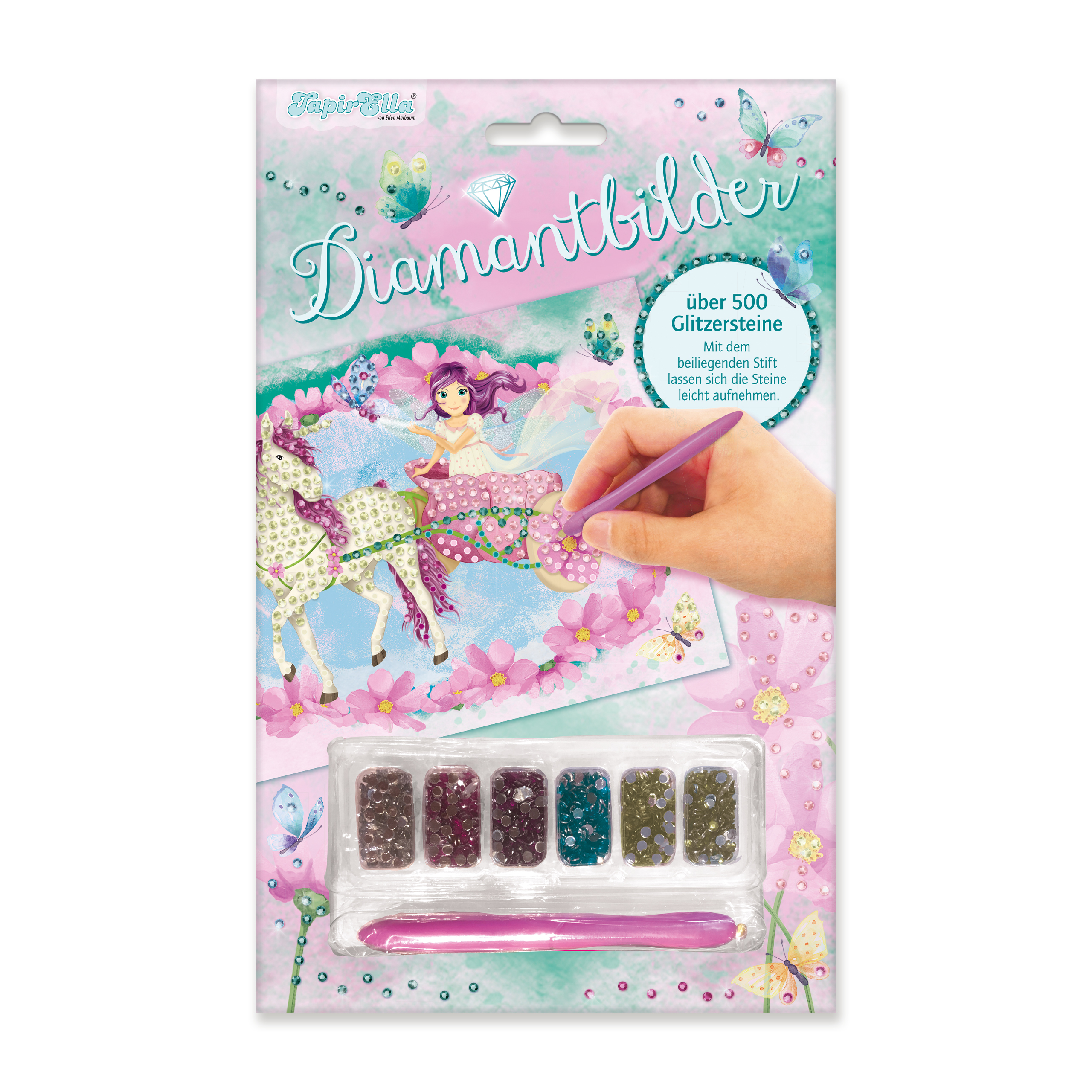 Lutz Mauder TapirElla Diamantbild Einhorn und Elfe Diamond Painting