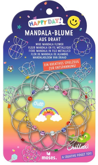 moses Happy day Mandala-Blume aus Draht 
