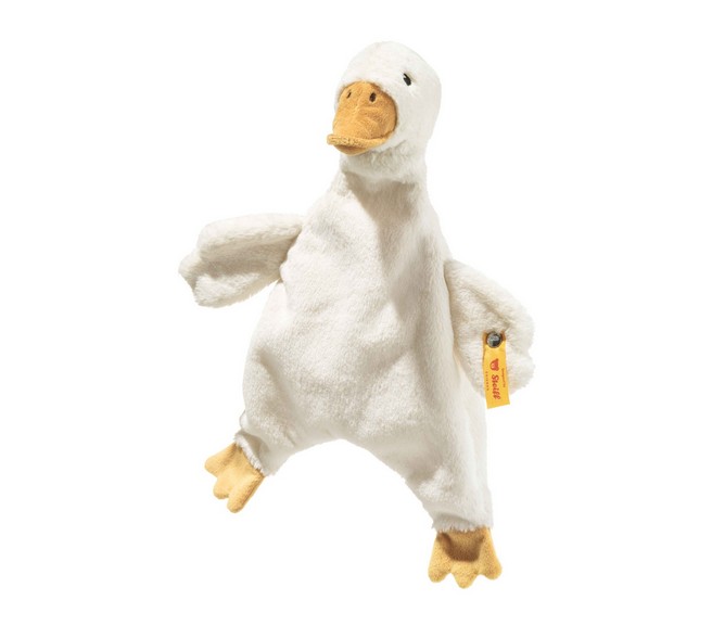 Steiff  Schmusetuch Gilda Gans 28 cm weiß