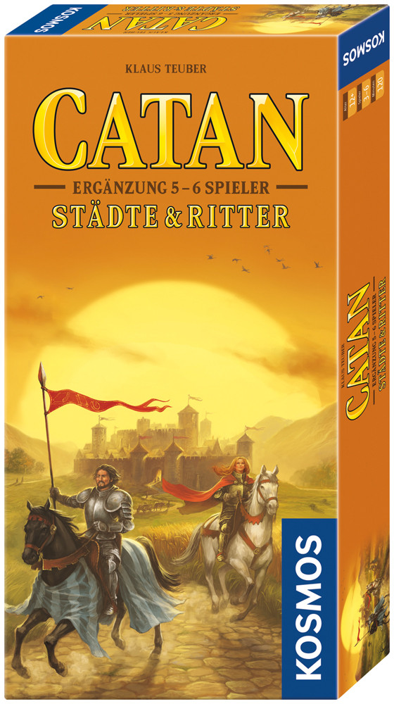 Kosmos Spiel Catan - Städte & Ritter Ergänzung 5-6 Personen