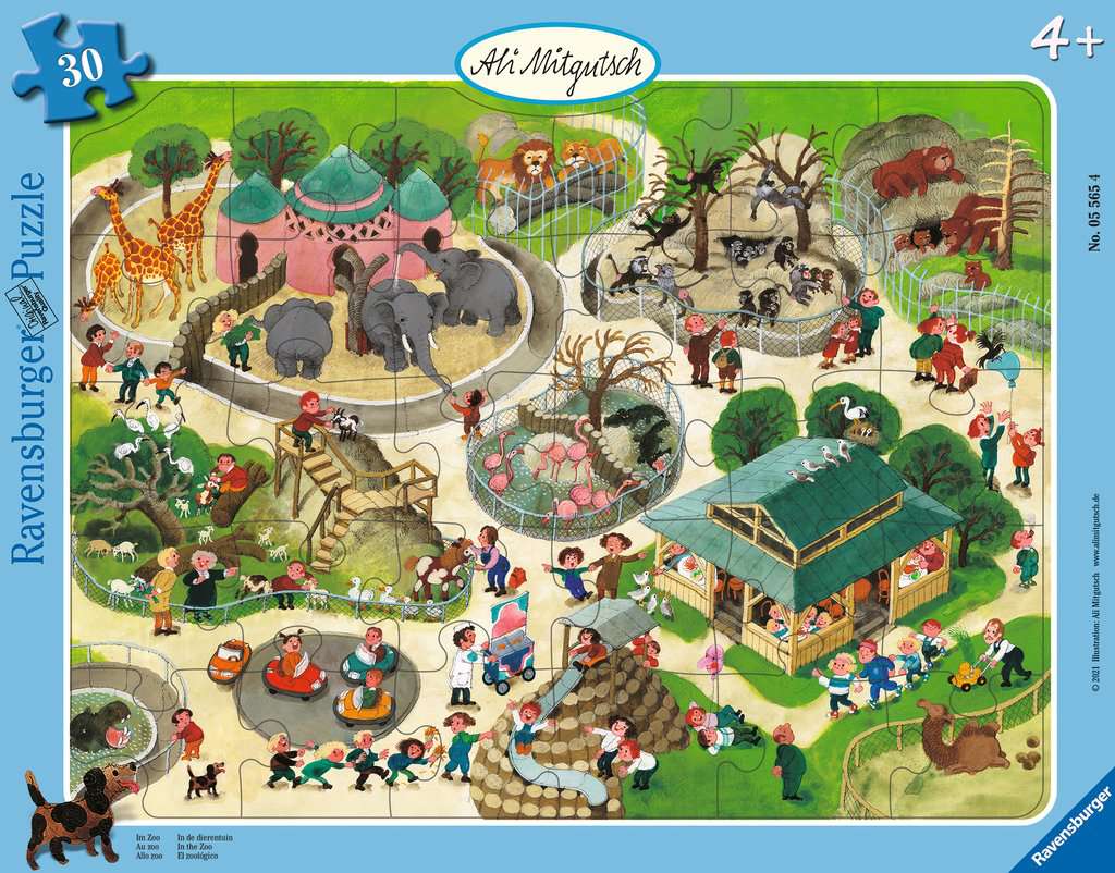 Ravensburger Puzzle Ali Mitgutsch: Im Zoo 30 Teile