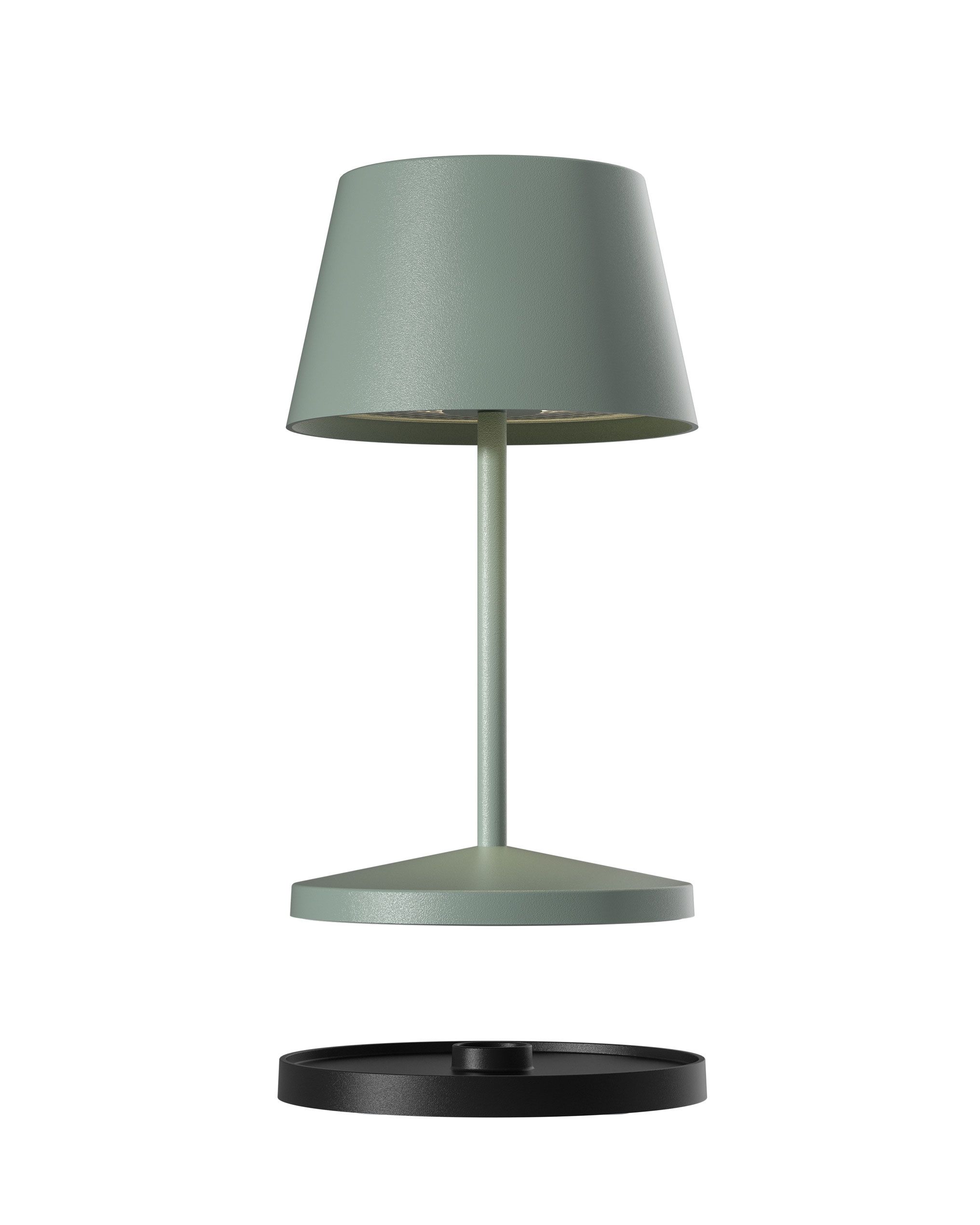 Villeroy & Boch In- & Outdoorleuchte Seoul 2.0  olivgrün akkubetriebene und dimmbare Tischlampe