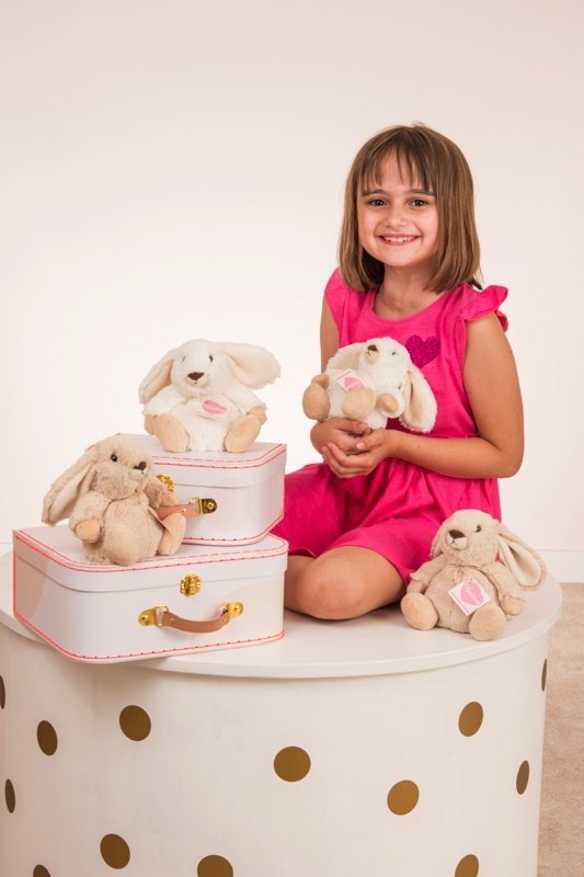 Hermann Teddy Häschen Polli beige 15 cm Stofftier Hase