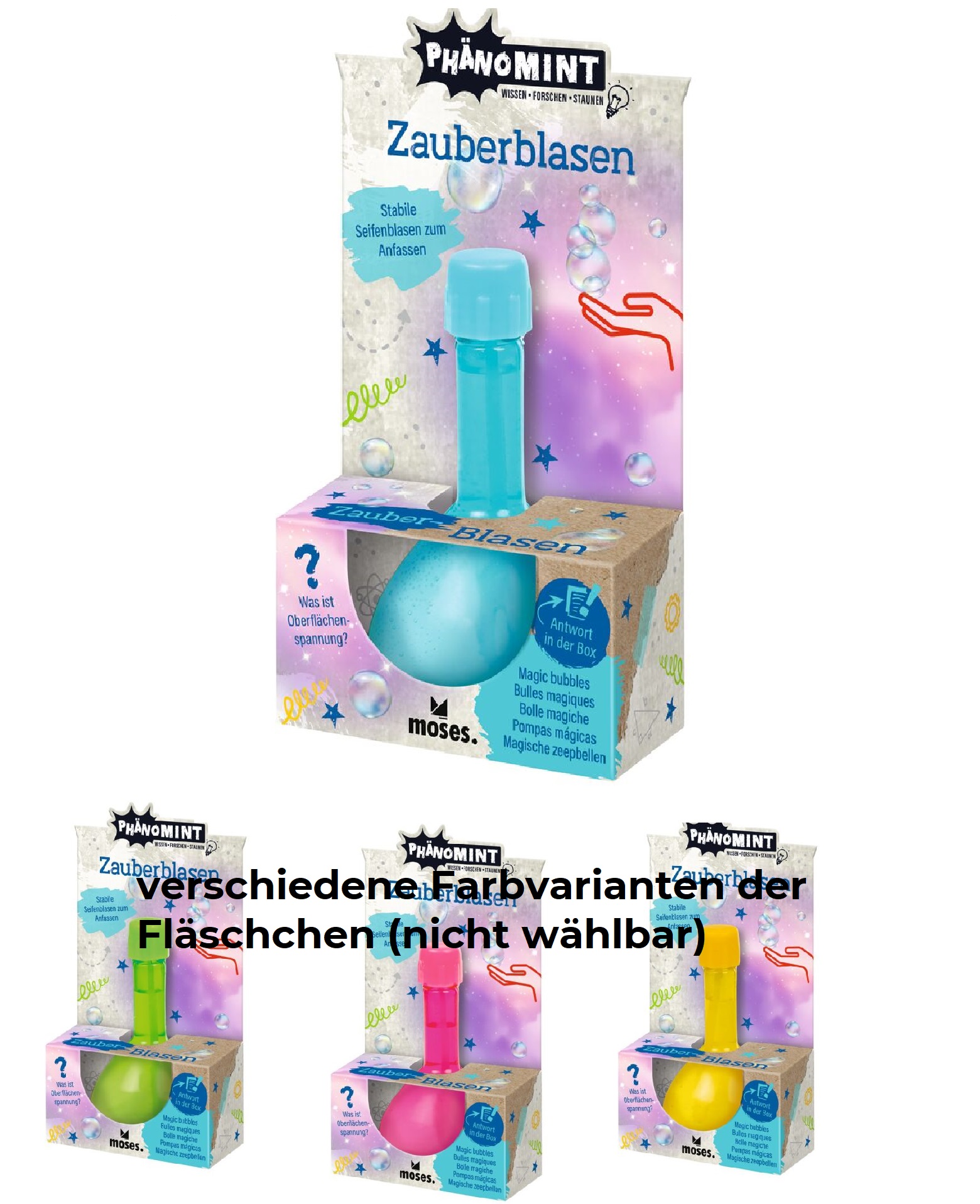 PhänoMINT Zauberblasen Seifenblasen zum Anfassen