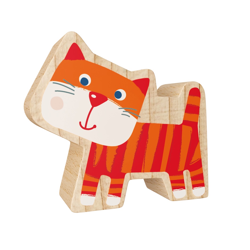 Haba My 1st Block World – Katze Karo orange Bausteinwelt ab 1 Jahr