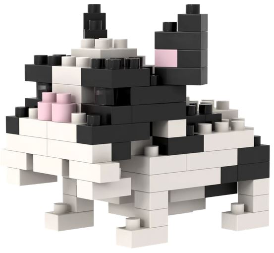 Brixies Französische Bulldoge 86 Mini Klemmbausteine