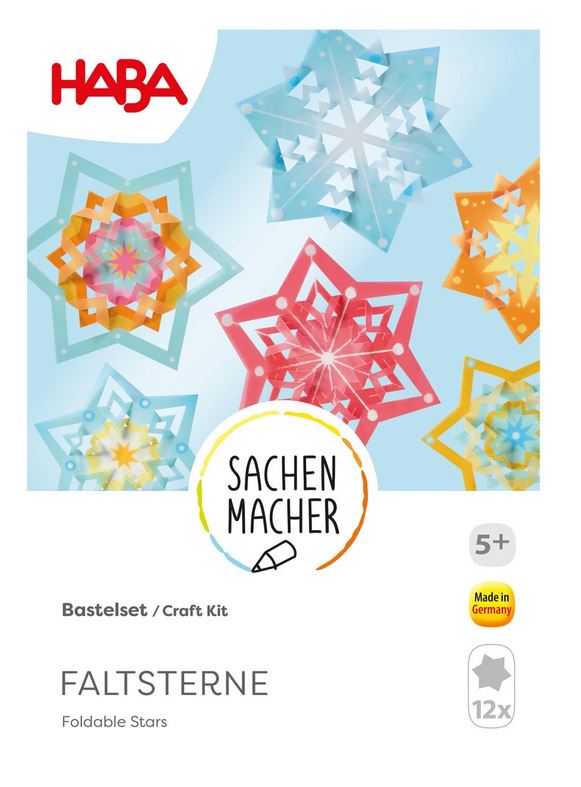 Haba Sachenmacher Bastelset Faltsterne 