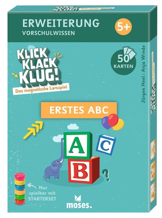 moses Klick Klack Klug Kartenset Erstes ABC ab 5 Jahren