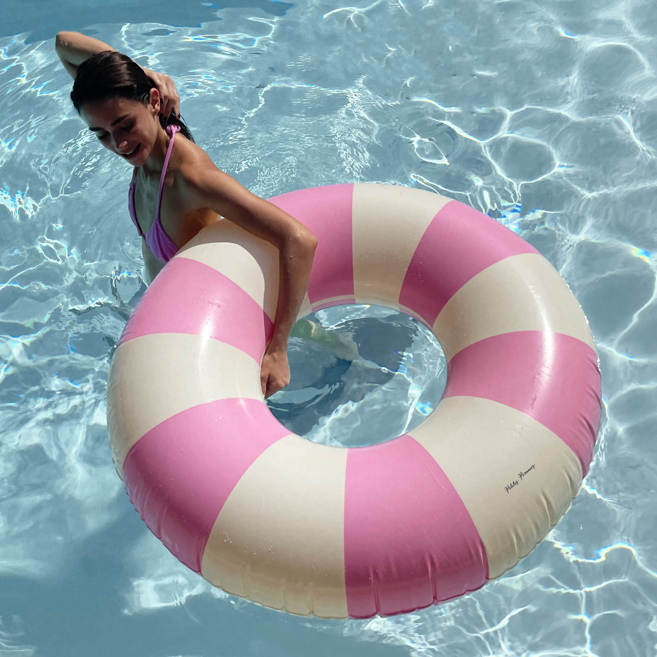 Petites Pommes Großer Schwimmring Celine Bubblegum ab 12 Jahre - Ø 120cm